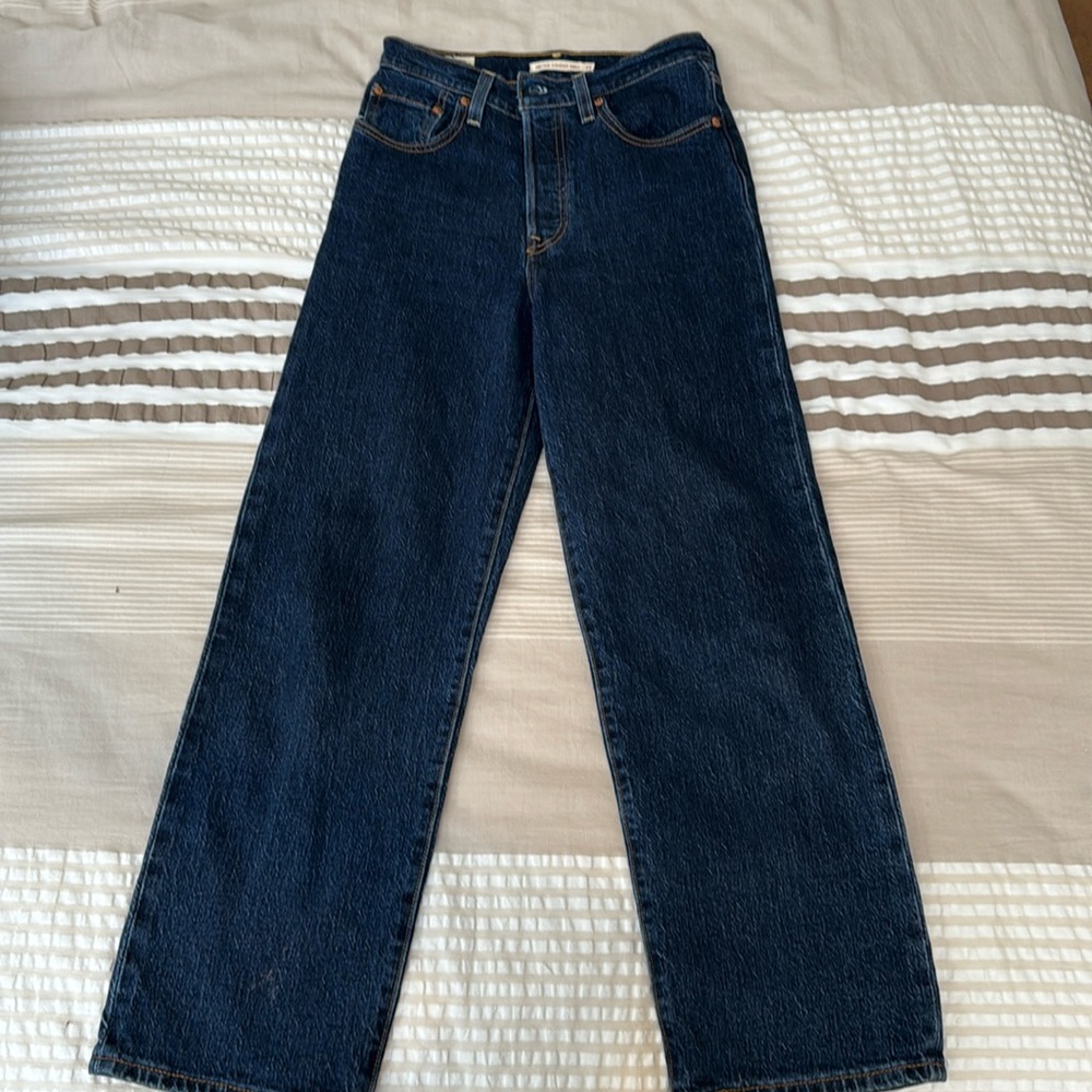 Levi’s Ribcage Straight Ankle Jeans size 25